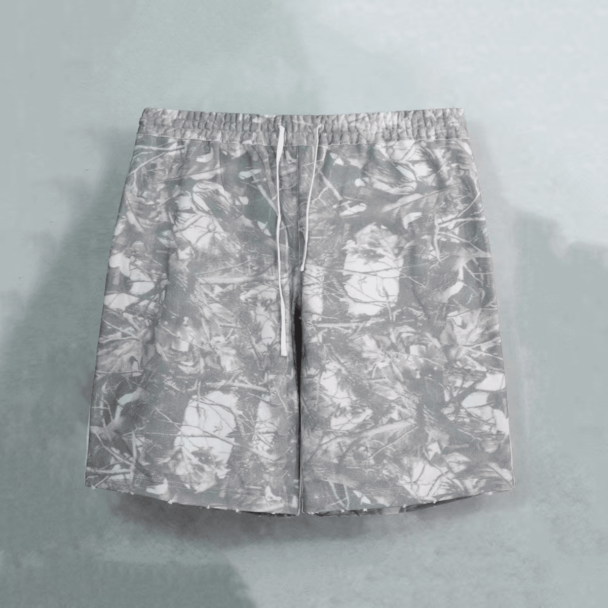 Unisex 100% Cotton French Terry Camo Shorts(400GSM)