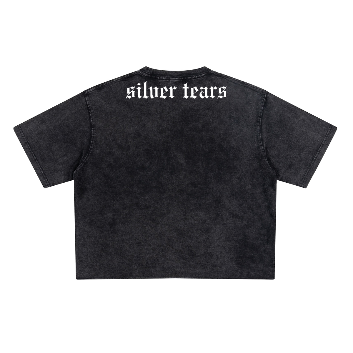 Unisex Cropped Snow Washed T-shirt(285GSM)