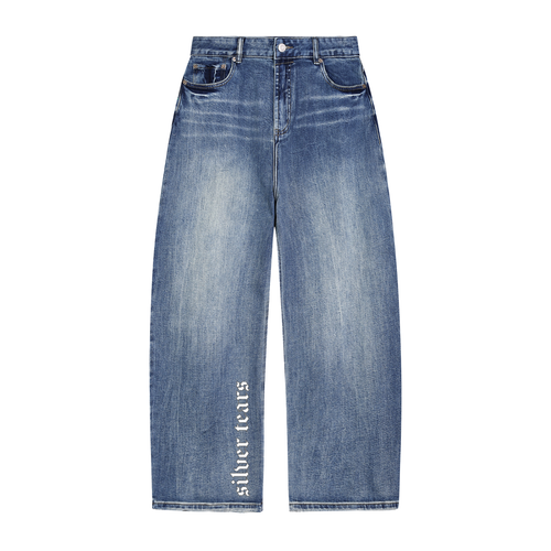 Sun Fade Heavyweight Dark Blue Denim Jeans